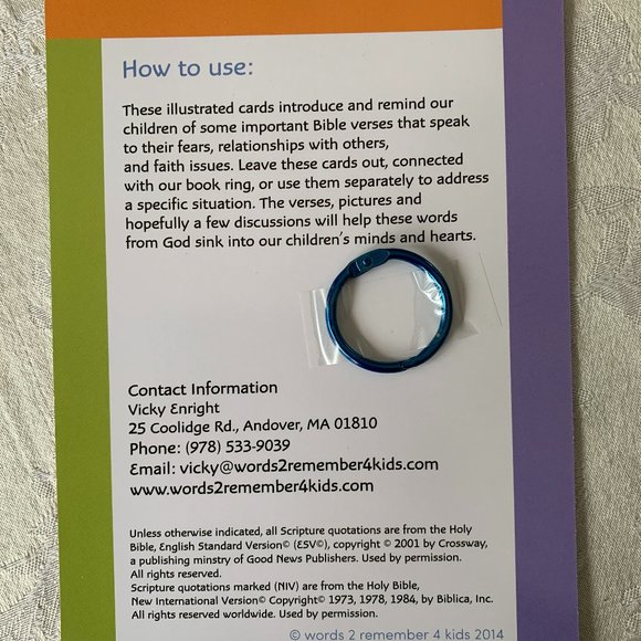 Bible Learning Cards - Picture 7 of 10